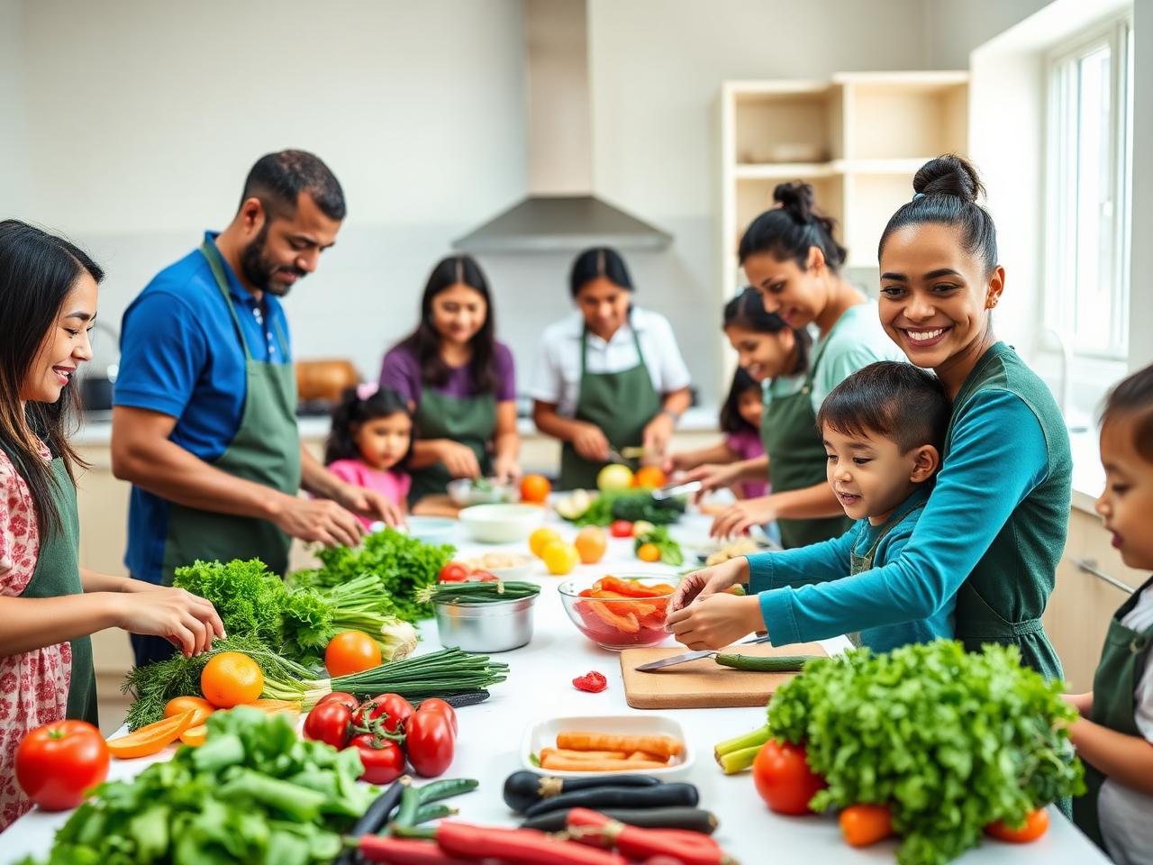 Community cooking workshop